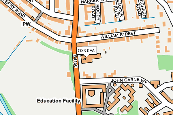 OX3 0EA map - OS OpenMap – Local (Ordnance Survey)