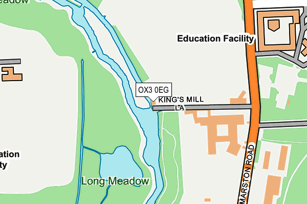 OX3 0EG map - OS OpenMap – Local (Ordnance Survey)