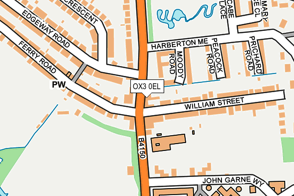 OX3 0EL map - OS OpenMap – Local (Ordnance Survey)