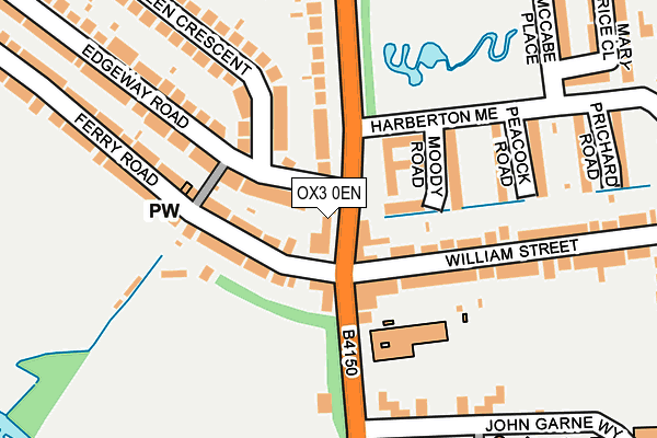 OX3 0EN map - OS OpenMap – Local (Ordnance Survey)