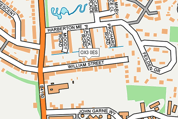 OX3 0ES map - OS OpenMap – Local (Ordnance Survey)
