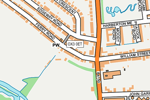 OX3 0ET map - OS OpenMap – Local (Ordnance Survey)