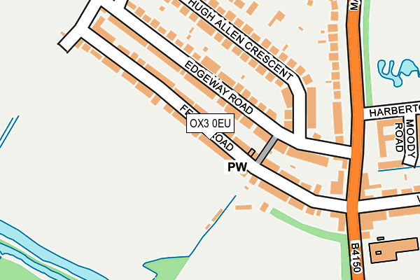 OX3 0EU map - OS OpenMap – Local (Ordnance Survey)