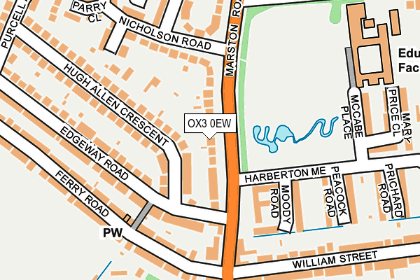 OX3 0EW map - OS OpenMap – Local (Ordnance Survey)