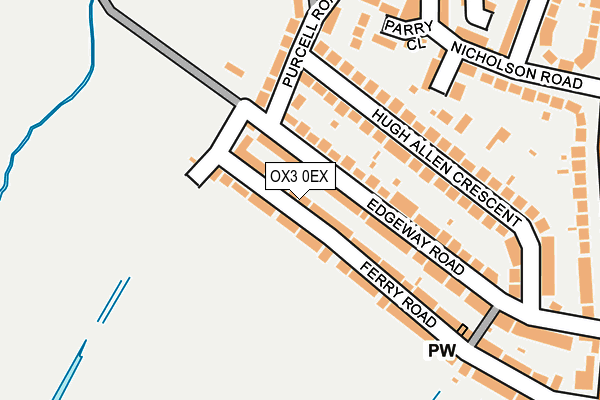 OX3 0EX map - OS OpenMap – Local (Ordnance Survey)