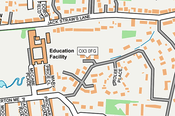 OX3 0FG map - OS OpenMap – Local (Ordnance Survey)