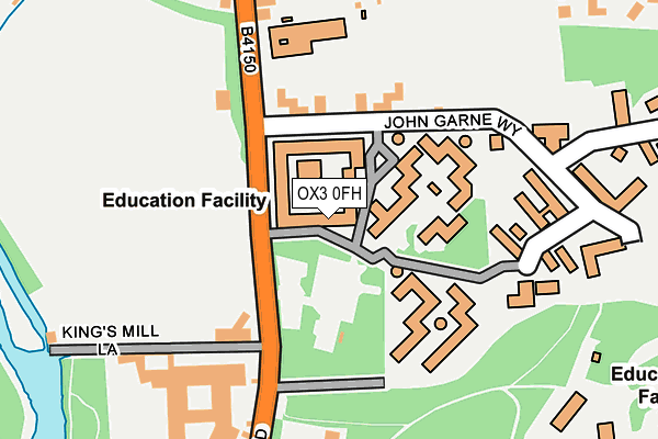 OX3 0FH map - OS OpenMap – Local (Ordnance Survey)