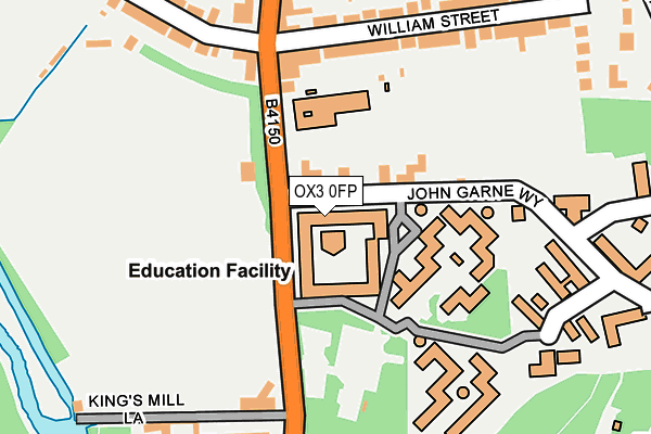 OX3 0FP map - OS OpenMap – Local (Ordnance Survey)