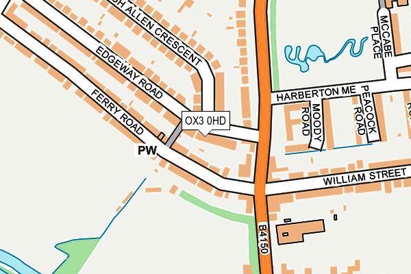 OX3 0HD map - OS OpenMap – Local (Ordnance Survey)