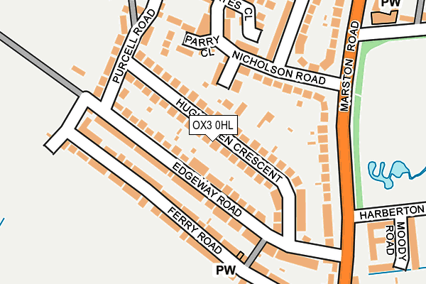 OX3 0HL map - OS OpenMap – Local (Ordnance Survey)