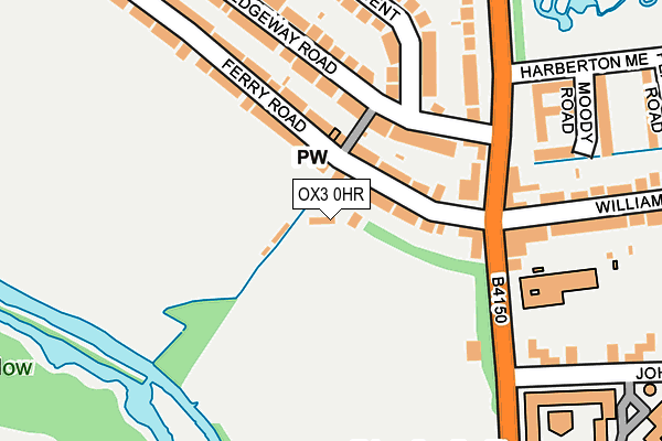 OX3 0HR map - OS OpenMap – Local (Ordnance Survey)