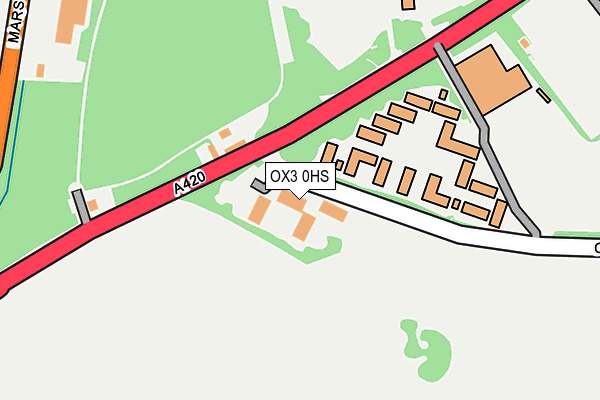 OX3 0HS map - OS OpenMap – Local (Ordnance Survey)