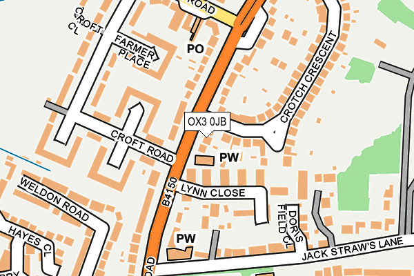 OX3 0JB map - OS OpenMap – Local (Ordnance Survey)