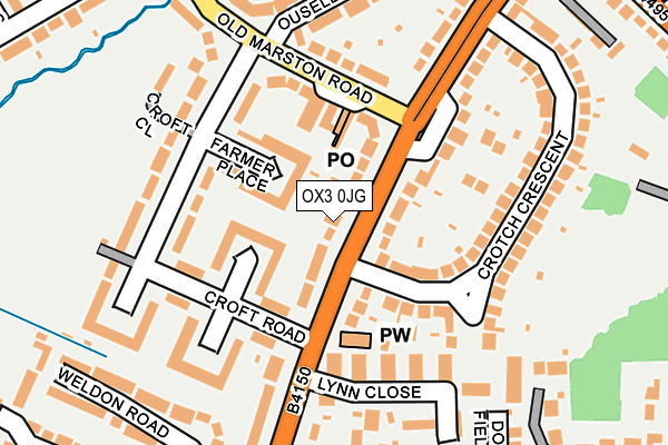 OX3 0JG map - OS OpenMap – Local (Ordnance Survey)