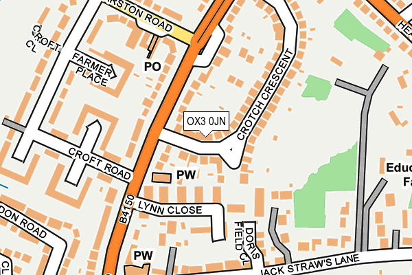 OX3 0JN map - OS OpenMap – Local (Ordnance Survey)