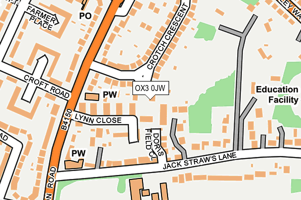 OX3 0JW map - OS OpenMap – Local (Ordnance Survey)