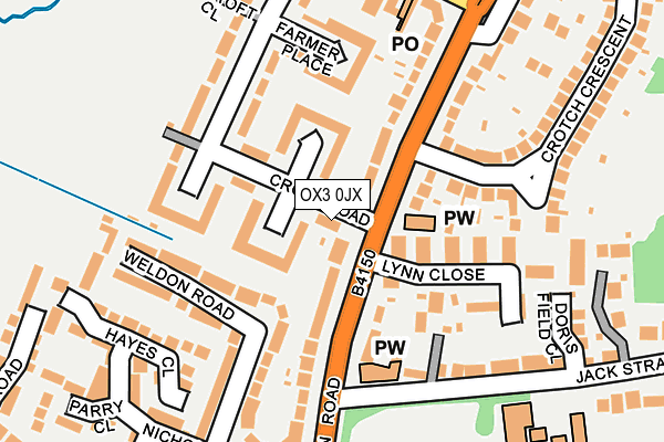 OX3 0JX map - OS OpenMap – Local (Ordnance Survey)