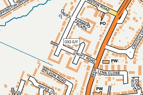 OX3 0JY map - OS OpenMap – Local (Ordnance Survey)