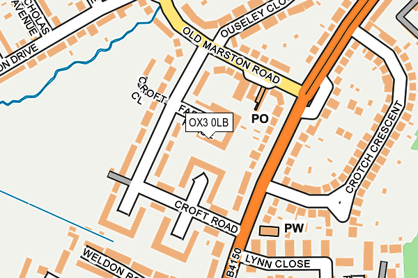 OX3 0LB map - OS OpenMap – Local (Ordnance Survey)