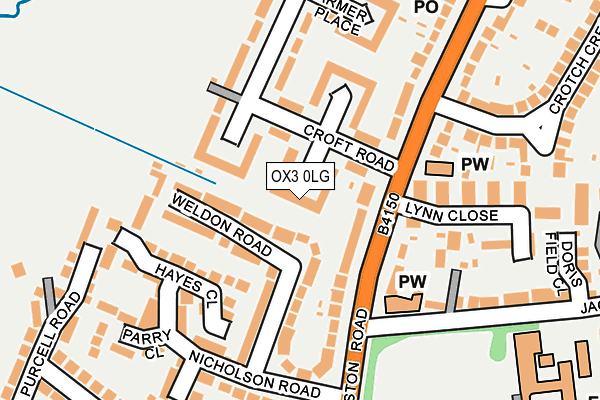 OX3 0LG map - OS OpenMap – Local (Ordnance Survey)