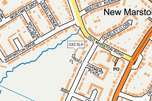 OX3 0LH map - OS OpenMap – Local (Ordnance Survey)