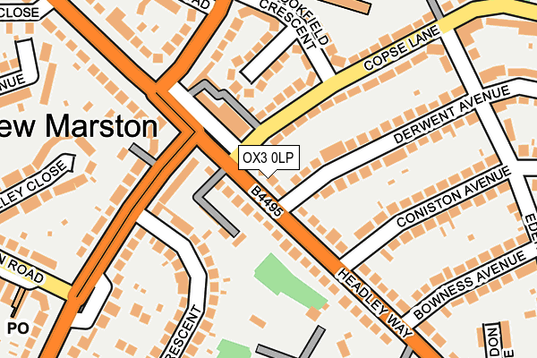 OX3 0LP map - OS OpenMap – Local (Ordnance Survey)