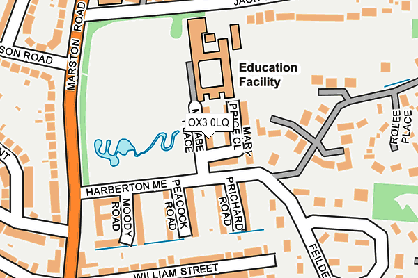 OX3 0LQ map - OS OpenMap – Local (Ordnance Survey)