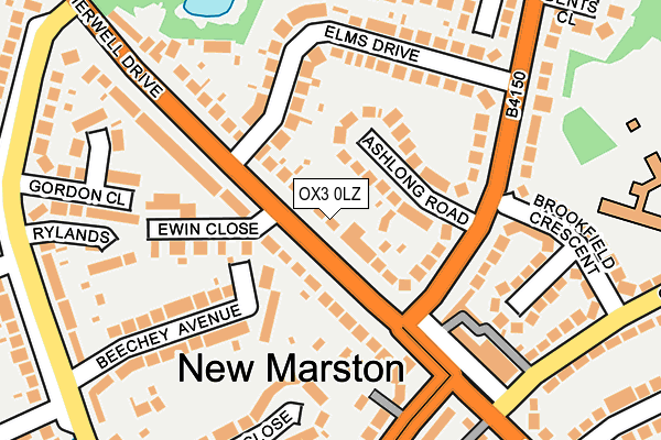 OX3 0LZ map - OS OpenMap – Local (Ordnance Survey)