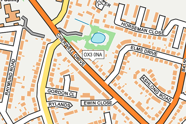 OX3 0NA map - OS OpenMap – Local (Ordnance Survey)