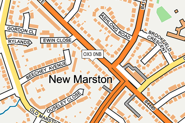 OX3 0NB map - OS OpenMap – Local (Ordnance Survey)