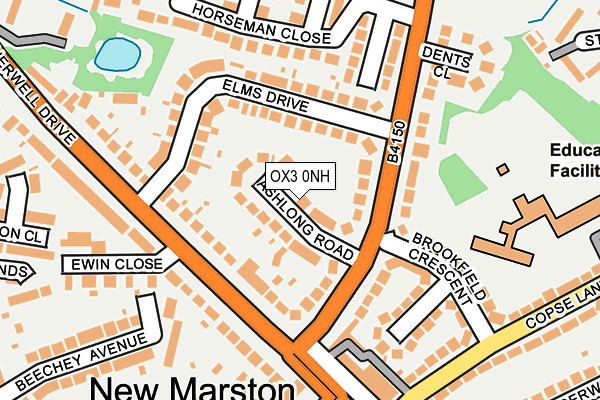 OX3 0NH map - OS OpenMap – Local (Ordnance Survey)