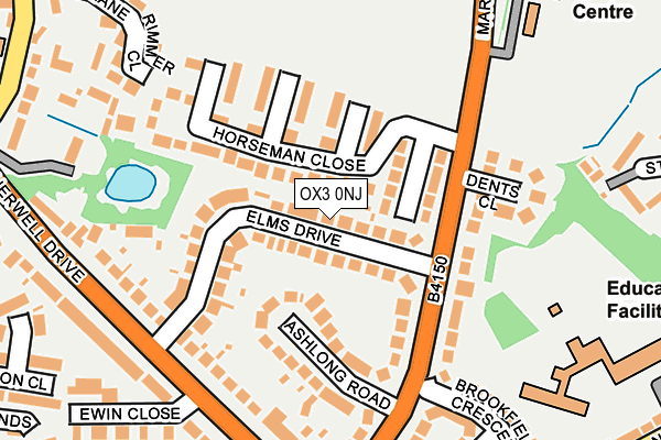 OX3 0NJ map - OS OpenMap – Local (Ordnance Survey)