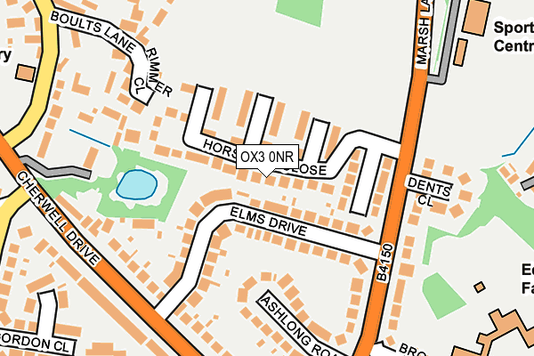 OX3 0NR map - OS OpenMap – Local (Ordnance Survey)