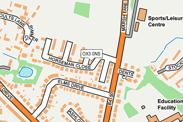 OX3 0NS map - OS OpenMap – Local (Ordnance Survey)