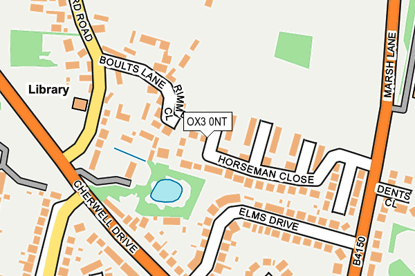 OX3 0NT map - OS OpenMap – Local (Ordnance Survey)