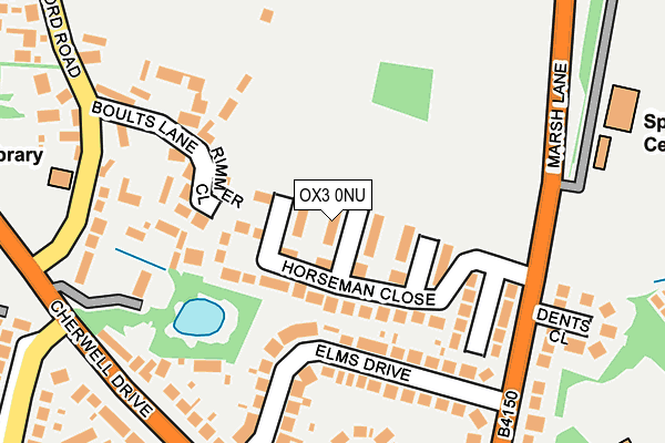 OX3 0NU map - OS OpenMap – Local (Ordnance Survey)