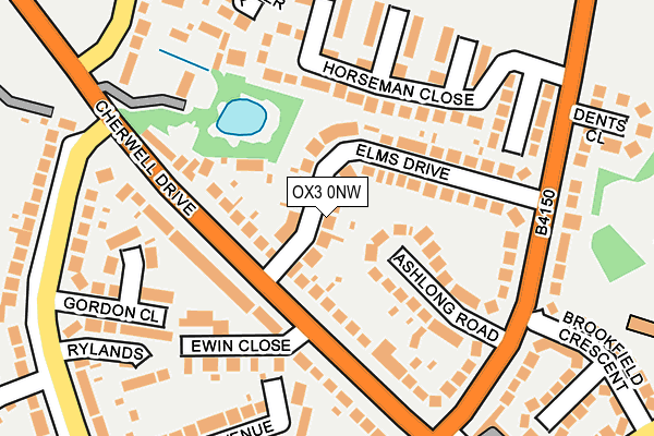 OX3 0NW map - OS OpenMap – Local (Ordnance Survey)