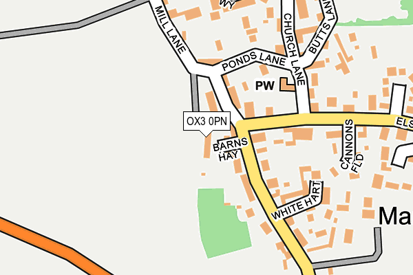OX3 0PN map - OS OpenMap – Local (Ordnance Survey)