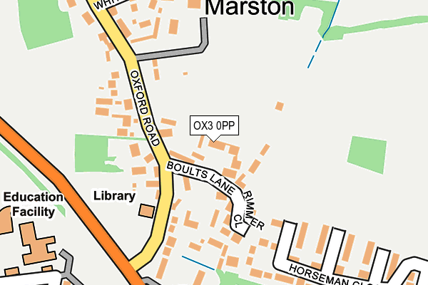 OX3 0PP map - OS OpenMap – Local (Ordnance Survey)