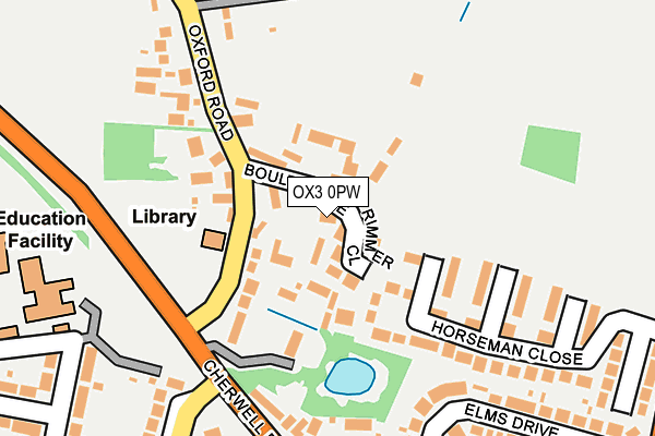 OX3 0PW map - OS OpenMap – Local (Ordnance Survey)