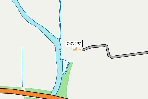 OX3 0PZ map - OS OpenMap – Local (Ordnance Survey)