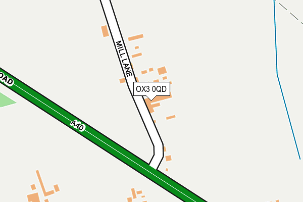 OX3 0QD map - OS OpenMap – Local (Ordnance Survey)