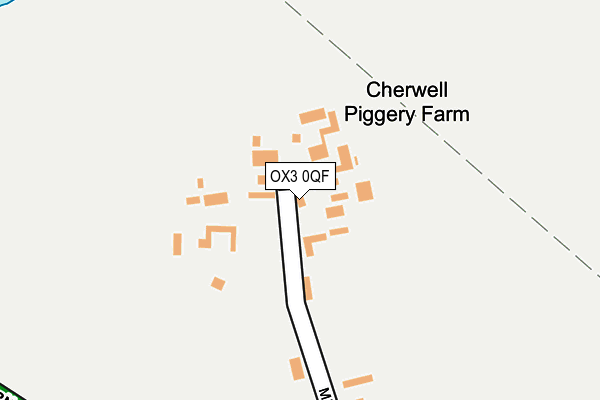 OX3 0QF map - OS OpenMap – Local (Ordnance Survey)