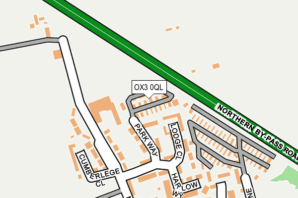 OX3 0QL map - OS OpenMap – Local (Ordnance Survey)