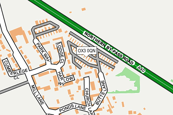 OX3 0QN map - OS OpenMap – Local (Ordnance Survey)