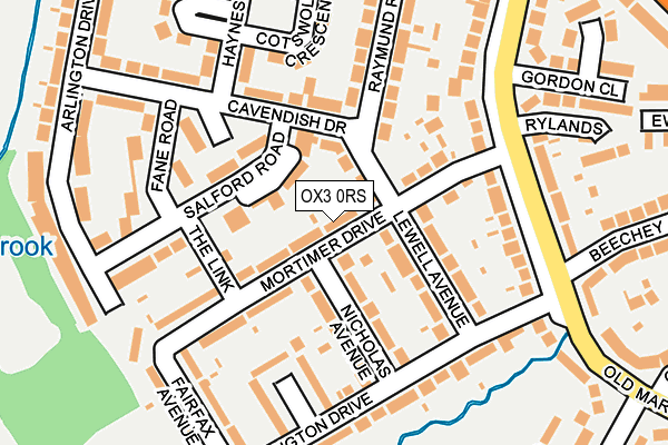 OX3 0RS map - OS OpenMap – Local (Ordnance Survey)