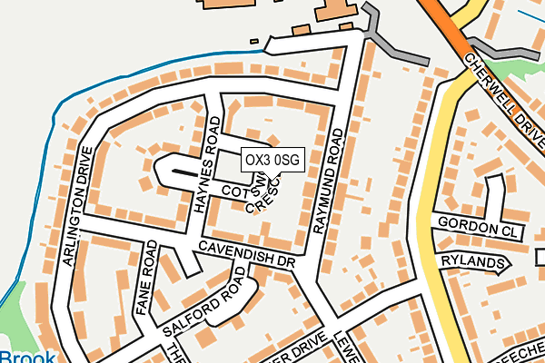 OX3 0SG map - OS OpenMap – Local (Ordnance Survey)