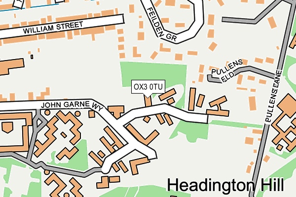 OX3 0TU map - OS OpenMap – Local (Ordnance Survey)