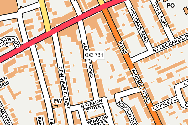 OX3 7BH map - OS OpenMap – Local (Ordnance Survey)