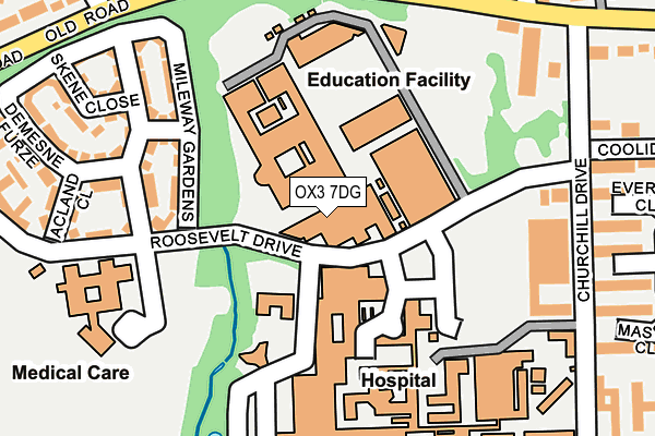 OX3 7DG map - OS OpenMap – Local (Ordnance Survey)